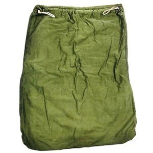 Vintage Militaria Military Army Duffle Drawstring Bag